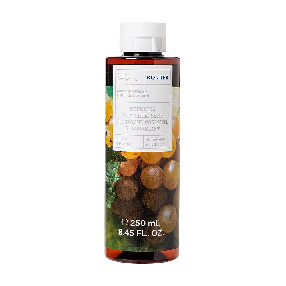 Відновлювальний гель для душу Korres Santorini Grape Renewing Body Cleanser, 250 мл